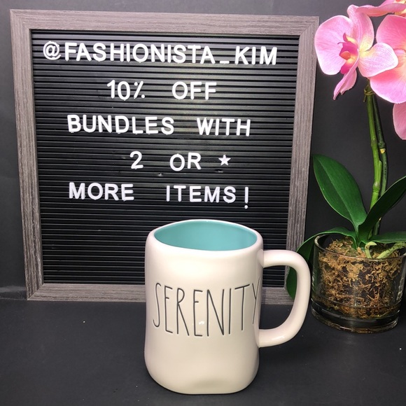 😍📹 New Rae Dunn SERENITY mug - Picture 7 of 15